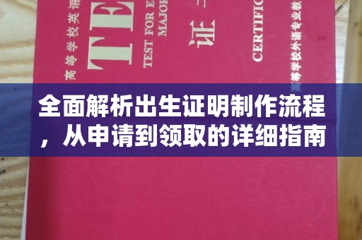 贵港全面解析出生证明制作流程，从申请到领取的详细指南