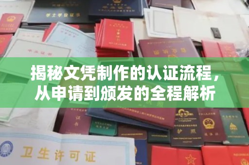 贵港揭秘文凭制作的认证流程，从申请到颁发的全程解析
