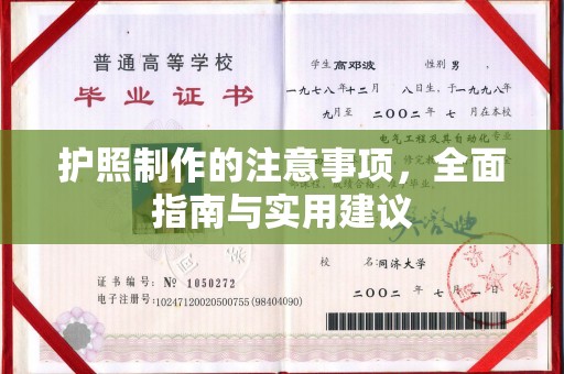 贵港护照制作的注意事项，全面指南与实用建议